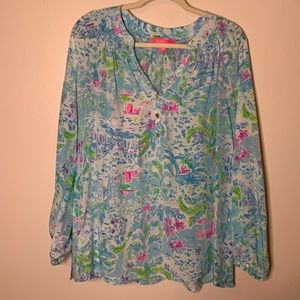 Lilly Pulitzer “What a Lovely Place” Blouse